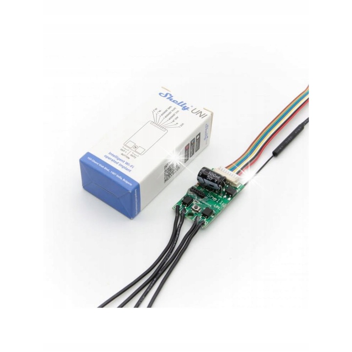 Modul WiFi Shelly UNI, 2 canale, 12-36V DC, 12-24V AC, set