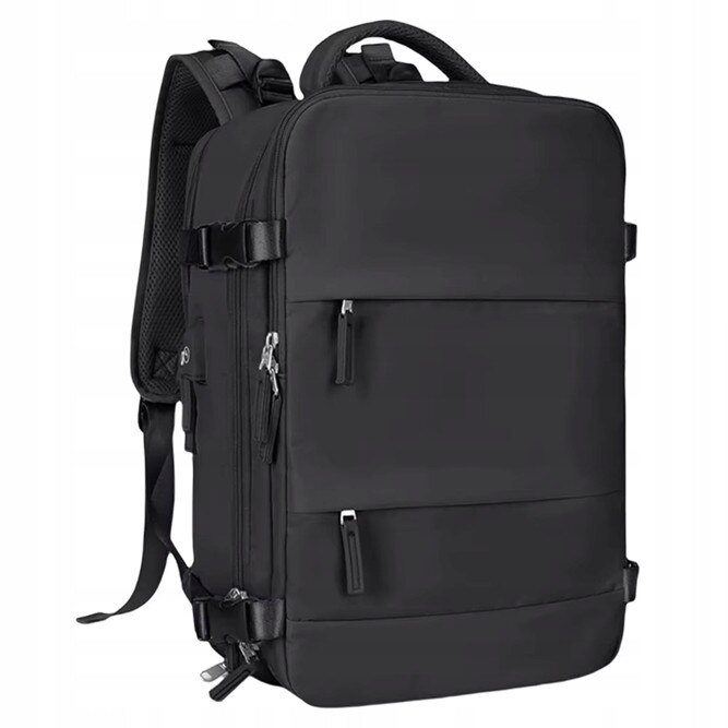 Rucsac calatorie, negru, 42x31x17cm, compartiment pentru laptop 17 inch, impermeabil