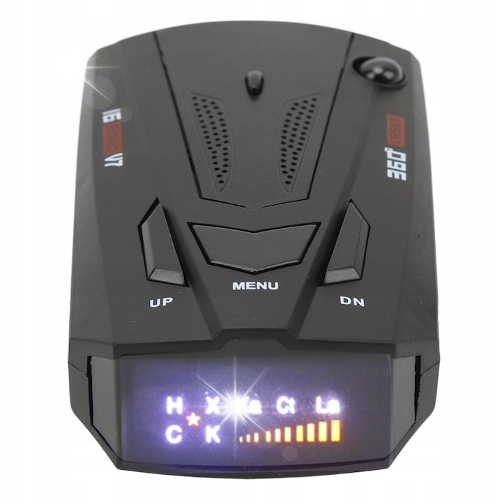 Detector radar auto, 360°, ABS + metal, 200-800m