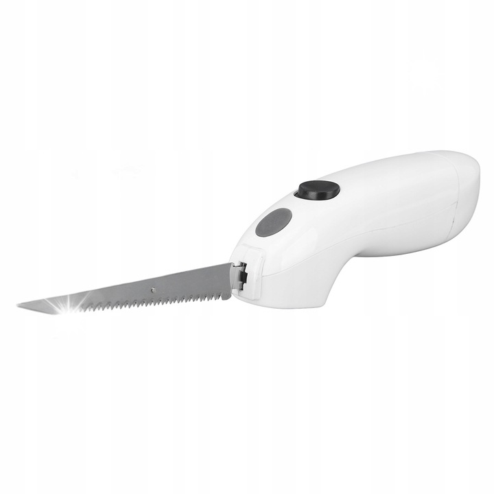 Cutit electric pentru carne si paine, 2 lame, inox, 20x5,5cm