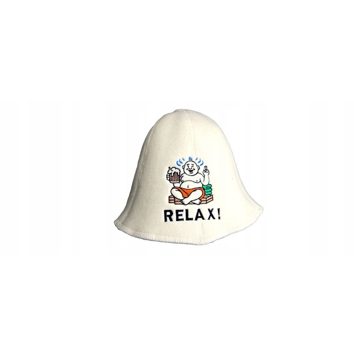 Szaunasapka Relax, 100% gyapjú, kombi típus