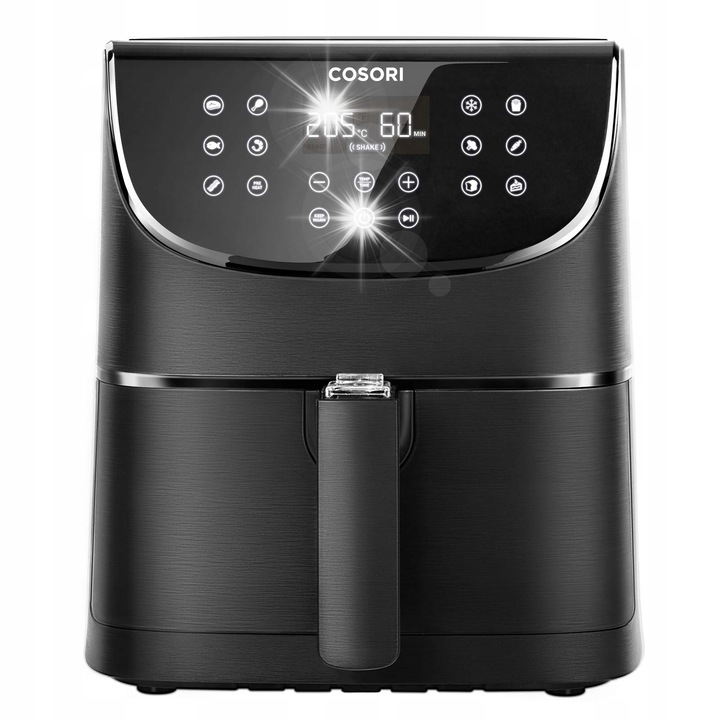 Фритюрник без мазнина Cosori 5,5L, 1700W, 11 функции, черен