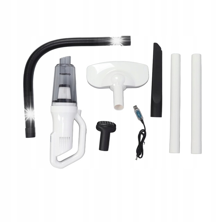 Aspirator fără fir, 12000 Pa, 4 duze, set pentru acasă și mașină, 0,62 kg