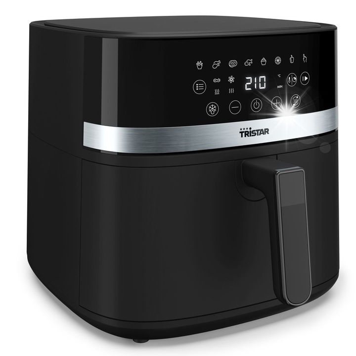 Friteuza Tristar FR-9418, 6,2l, 2000W, fekete, érintővezérlés