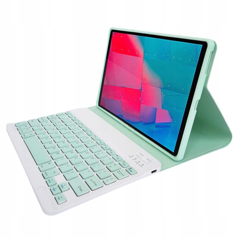 Husa tableta cu tastatura pentru Lenovo Tab M10 Plus 10,3" TB-X606F TB-X606X, verde, set complet