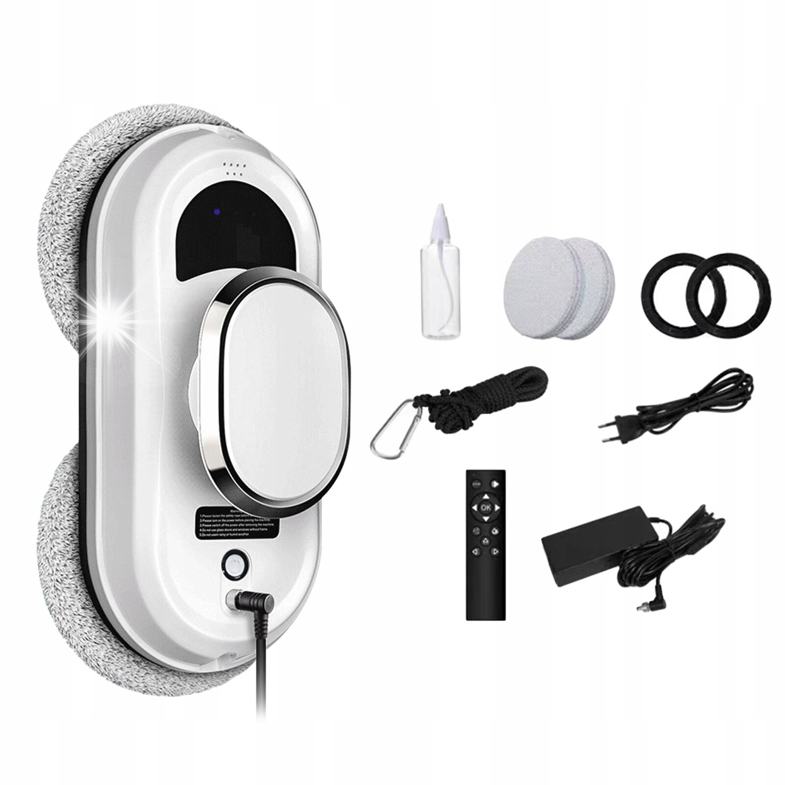 Robot electric de curățare a geamurilor, 5600Pa, sistem inteligent de navigație