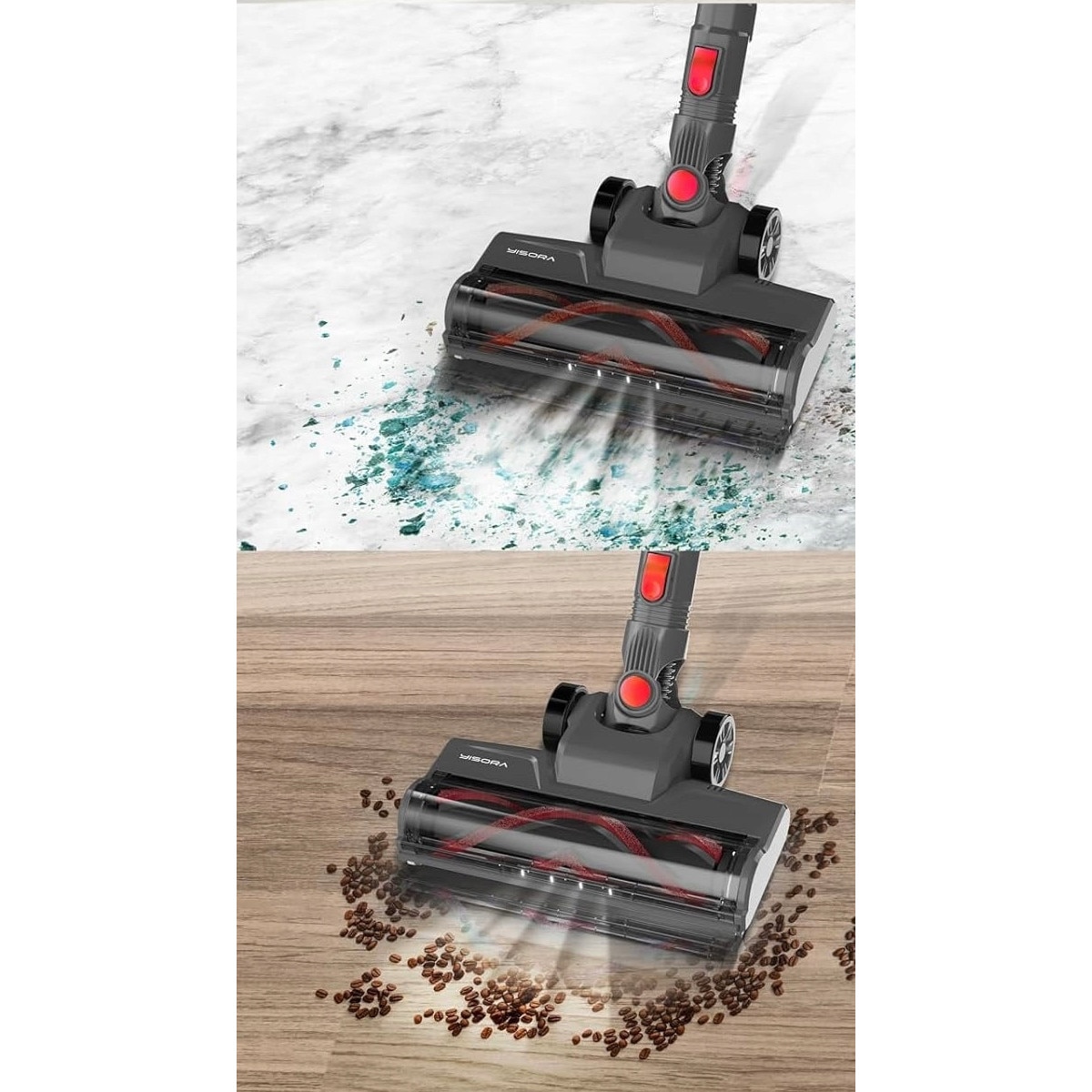 Aspirator fara fir X6M, 350W, putere de aspiratie 55KPa, 55 minute autonomie, 1,1L, cu 6 accesorii