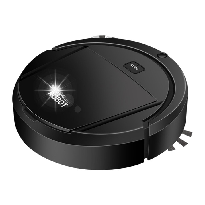 Aspirator robot 622A, 3 in 1, putere mare de aspiratie, 60 minute autonomie, 6cm inaltime