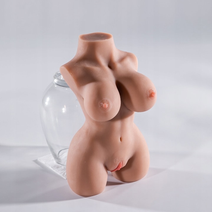 Szexuális felfújható baba, realisztikus, anális funkciókkal, 30x15cm