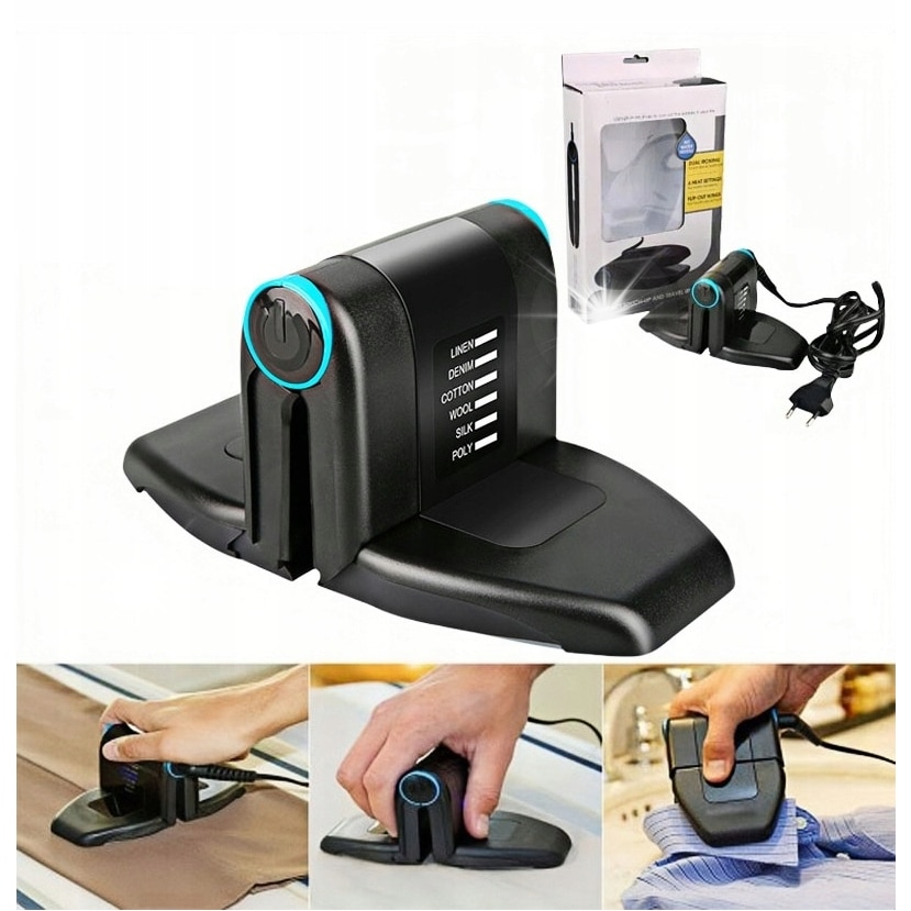 Fier de calcat portabil, mini, pliabil, 220V, 0.5kg