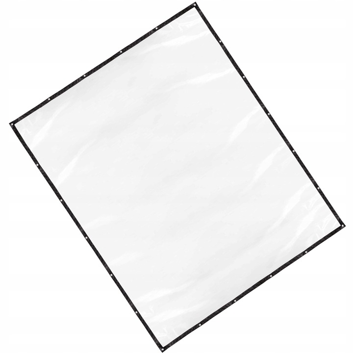 Prelata transparenta rezistenta, 3x2.5m, material polietilena, impermeabila, usor de montat, neagra