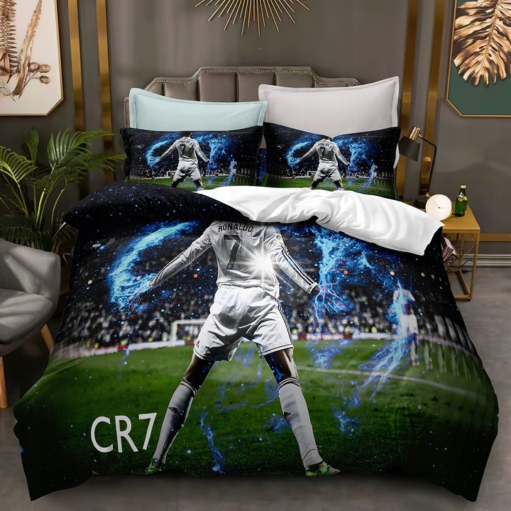 Lenjerie de pat set 3D Cristiano Ronaldo 160x200