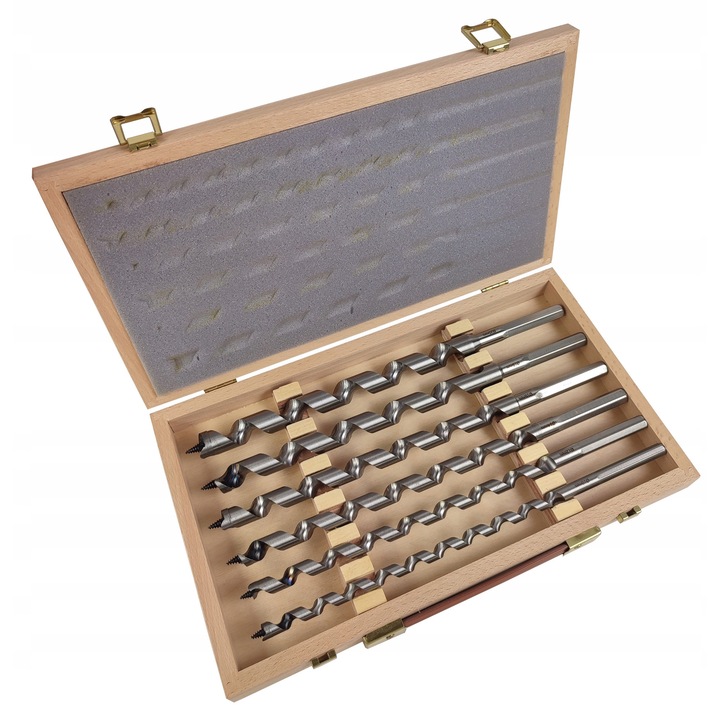 Set 6 Burghie Spiralate Lemn Lewis Famag 320mm