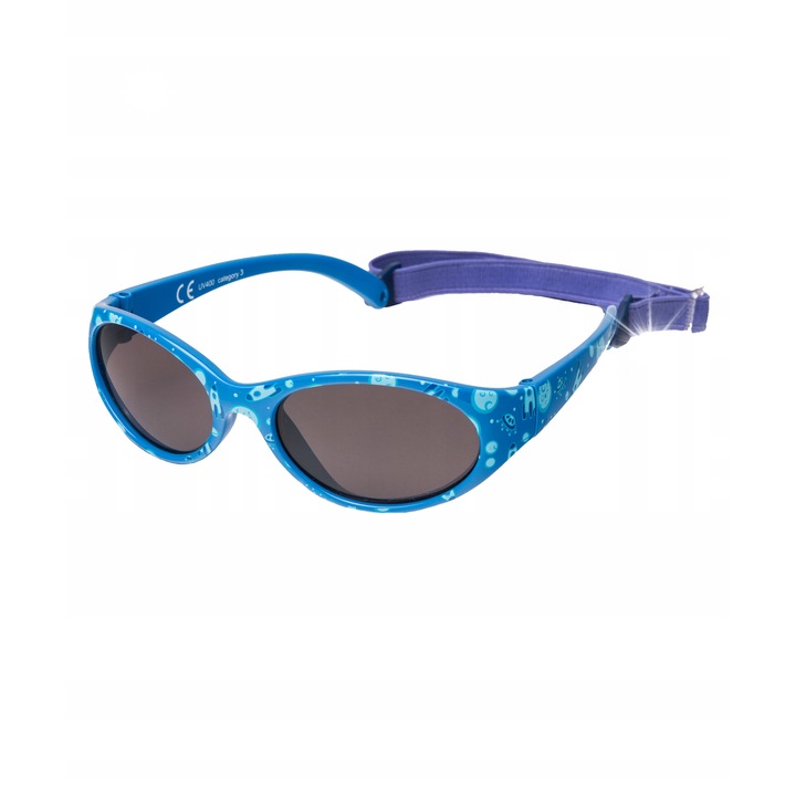 Детски слънчеви очила, Kiddus, UV400, категория 3, многоцветни, 2-4 години