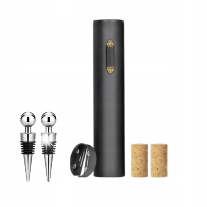 Set deschizator electric de sticle de vin Winder Home, 2 x dop