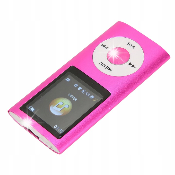 Odtwarzacz MP3 1.8'', 64GB, dzwiek bezstratny, aluminiu, set cu casti si cablu de incarcare