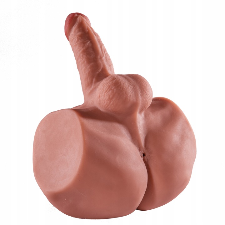 Reális, anális dildó férfiaknak, pároknak, természetes, 30x5cm