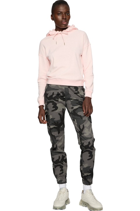 Urban Classics, Hanorac cu maneci cazute, Roz pastel