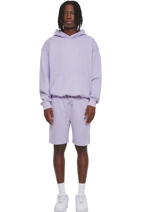 Urban Classics, Hanorac din amestec de bumbac cu buzunar kangaroo, Lila