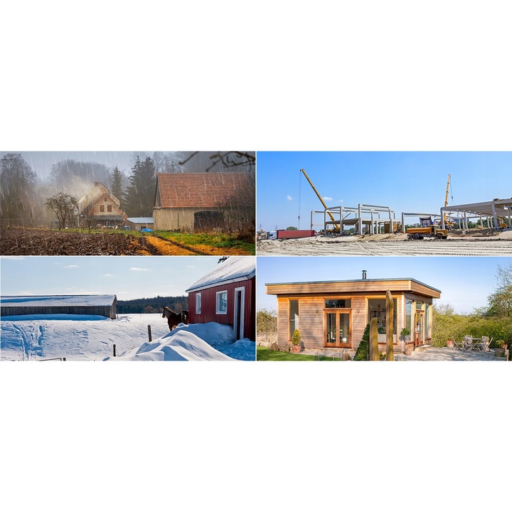 Camera de supraveghere exterioara Ctronics 3G/4G LTE, rotativa PTZ, 1080p, nocturna color, IP66, cu card SIM