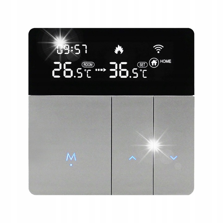 Termostat inteligent, Wi-Fi, 3 moduri de control