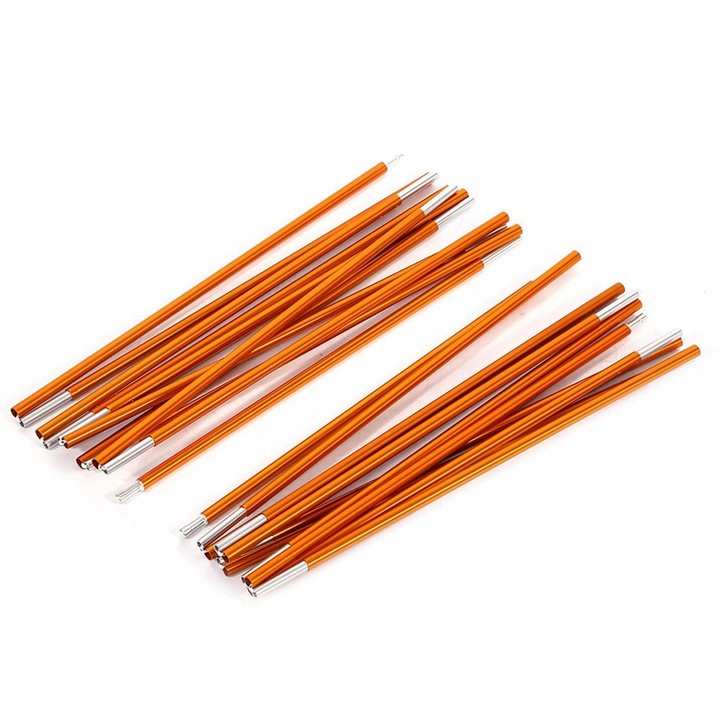 Set 2 segmenti pentru cort, 8.5mm, 3.6m, portocaliu