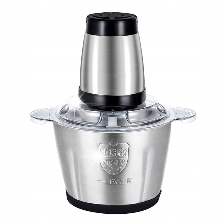 Masina de tocat electrica 2L, inox, 2 viteze, 6000-22000 rpm, set