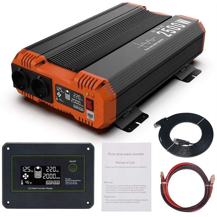 Inverter auto 48V 230V 2500W, sinus pur