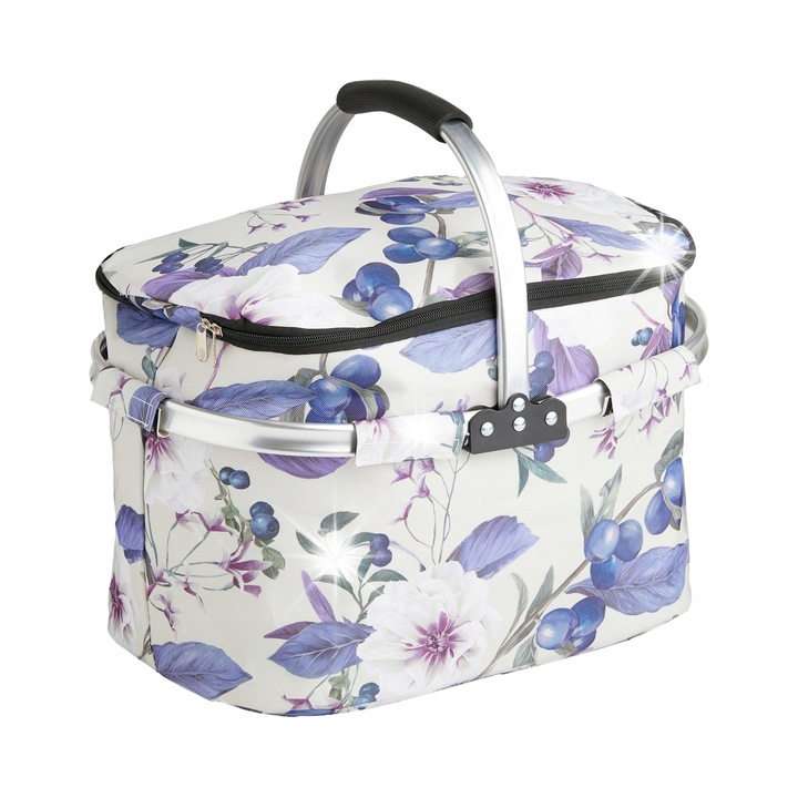 Cos de cumparaturi, home&you, Cu capac, Multicolor