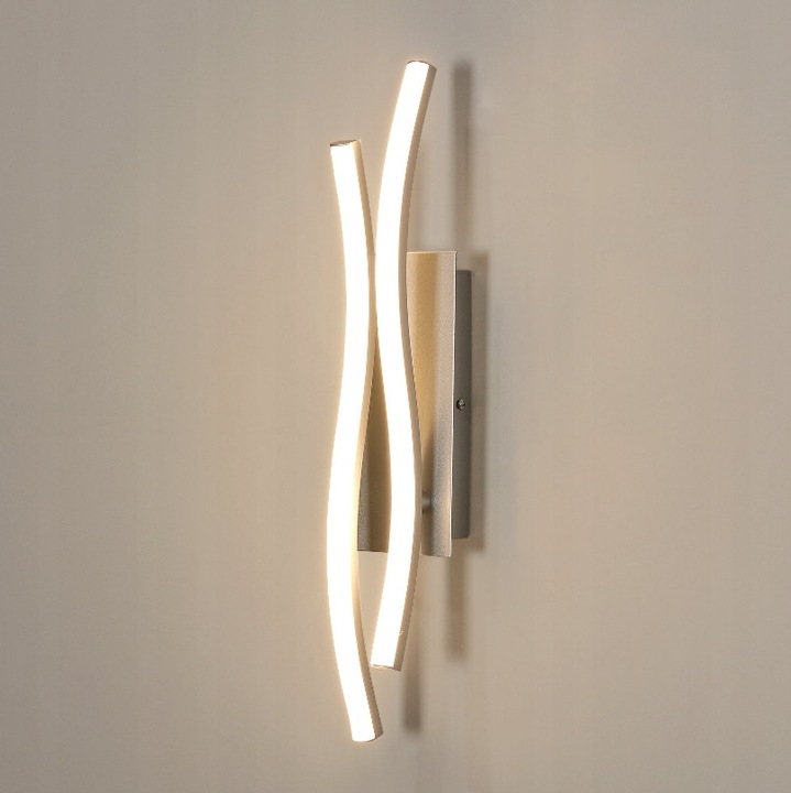 Аплик Riserva Scianna LED 14W, сребрист, модерен