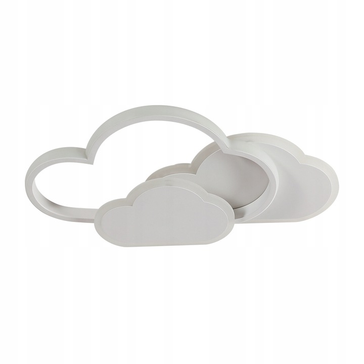 Plafoniera LED, 32W, 4500K, dimabila, alba, 42x25x6cm