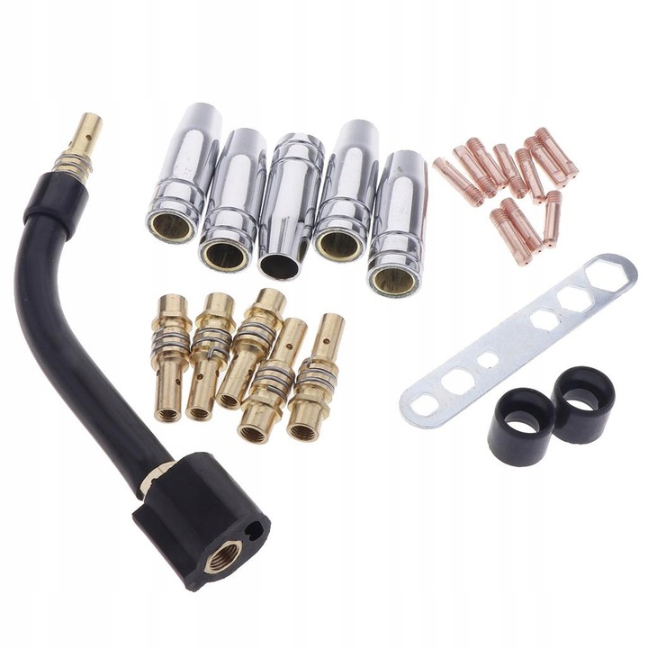 Hegesztő tartozék készlet CXK MB15AK 0.8mm, 24 elem, rézmag, 800C-ig hőálló
