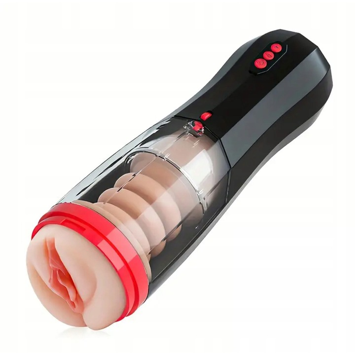 Automata maszturbátor, 31 cm, TPE, 5 működési mód, 3D design