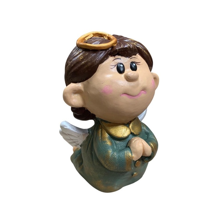 Decoratiune Fetita Ingeras, Rasina, 18 cm