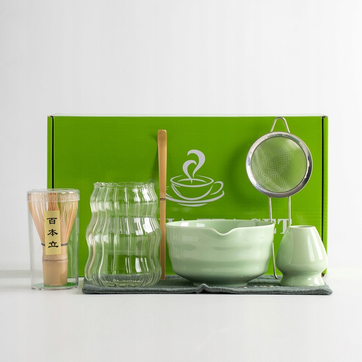 Set de ceai, Pentru Matcha, Multicolor