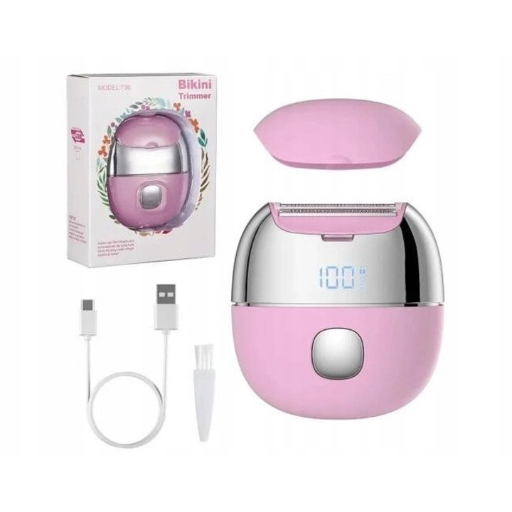 Електрически епилатор за жени, 9300 об/мин, водоустойчив, компактен