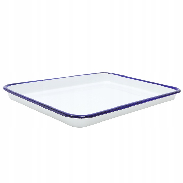 Емайлирана тава за печене, 25,30x19,30x3,50см, топлоустойчива, незалепваща, комплект