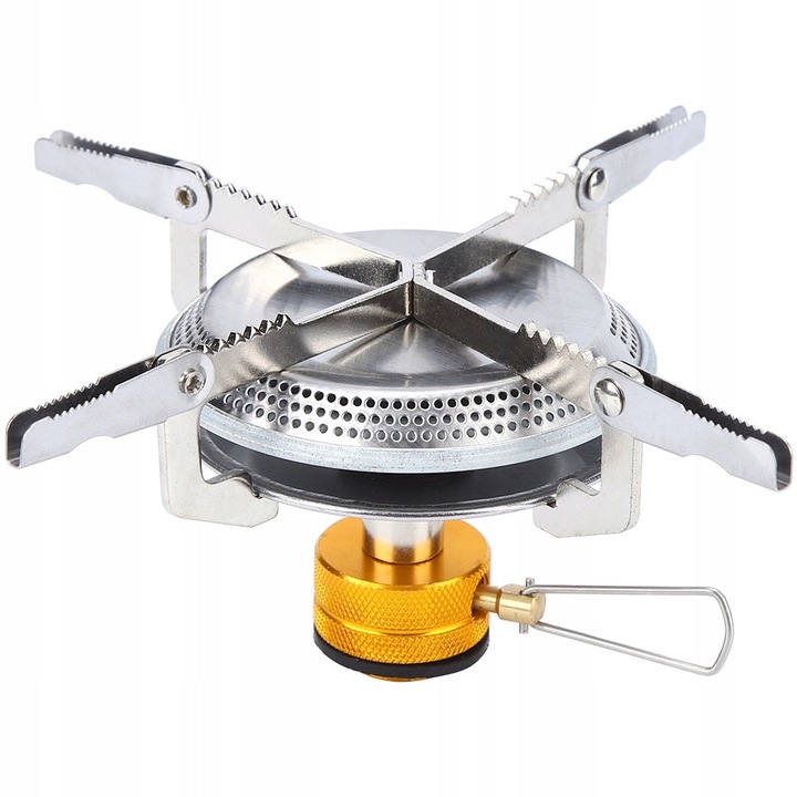 ULTRAKÖNNYŰ FIRE-MAPLE KEMPINGGÁZTŰZHELY, 11cm, 3000W, ezüst