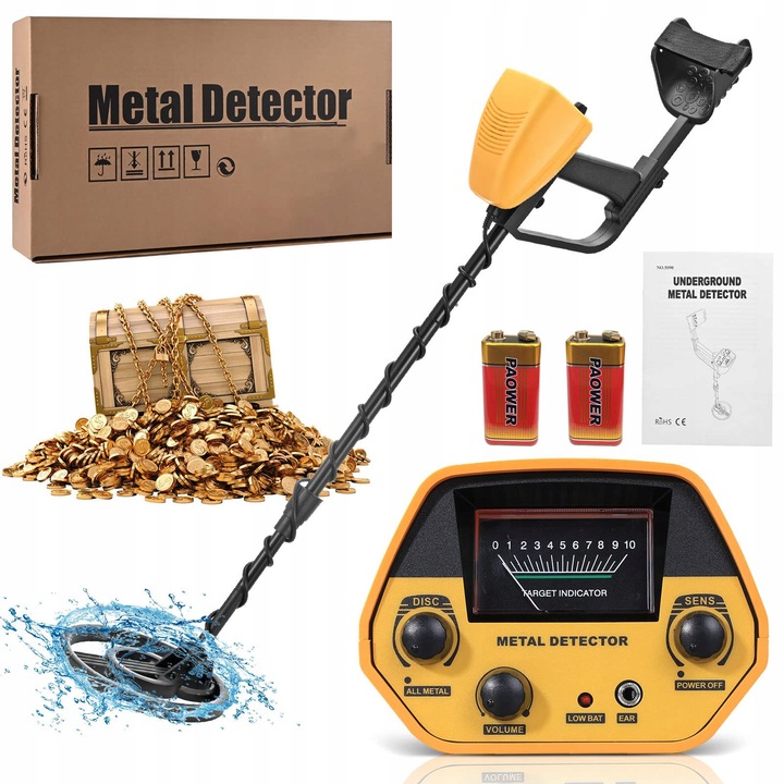 Detector de metale, MD5090, 2 moduri de lucru, culegere automata, 7,9 inch, 830-1130mm