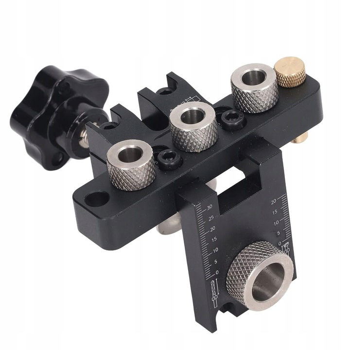 Sablon de foraj, 10 mm, 8 mm, 10 mm si 15 mm, aluminiu, pentru lucrari de tamplarie