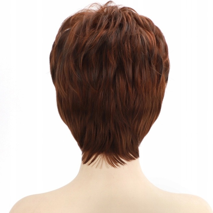 Peruca sintetica, naturala, rezistenta la caldura, 52-59 cm, lungime 71 cm, culoare naturala