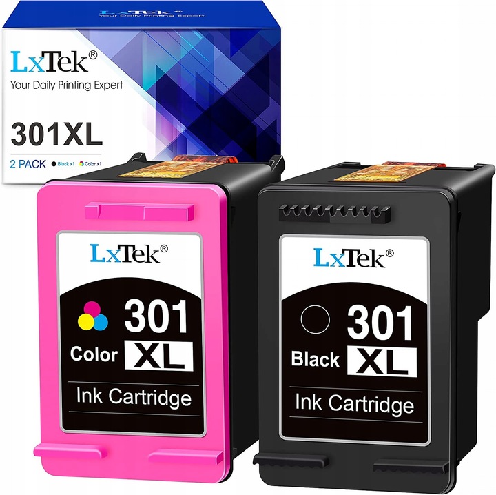 Set 2 fekete és színes 301XL tintapatron HP nyomtatókhoz, 480x330 oldal