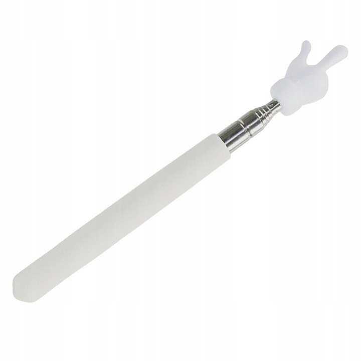 Set 3 indicatoare telescopice din inox, alb, 21x69cm