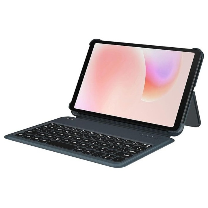 Калъф за таблет с Bluetooth клавиатура за DOOGEE T20MINI, екокожа, 99,9% защита, размери 8.4 инча