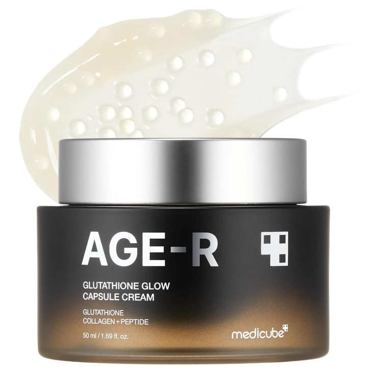 Medicube AGE-R Glutation Ragyogás Kapszula Krém 50ml | Koreai Glutation Krém Ragyogásért és Öregedésgátlásért