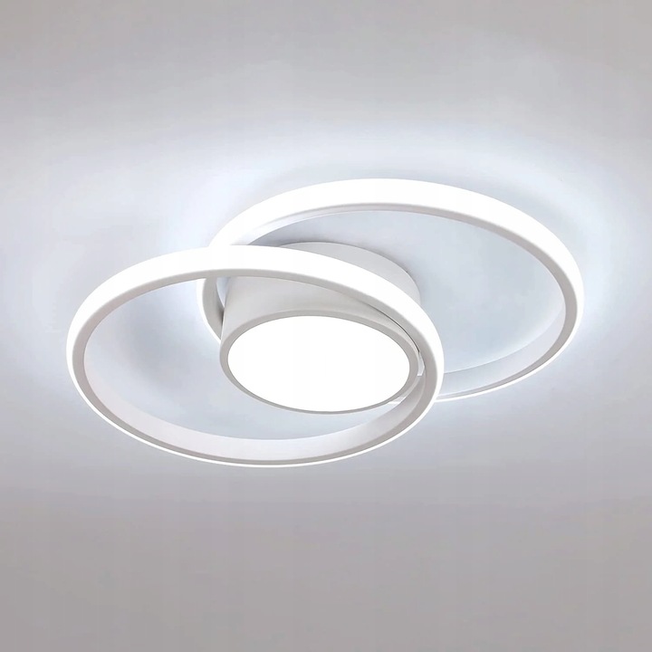 Плафониера, Goeco, LED, 6500K, 42W, Бяла