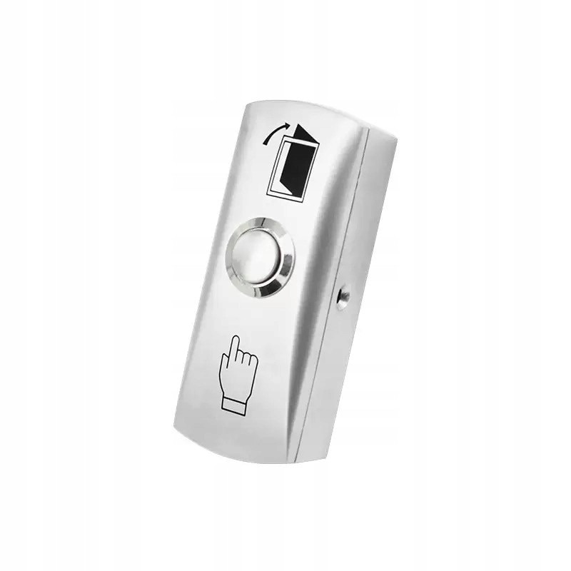 Buton metalic EXIT, 80x30x24mm, DC 12V/24V, umiditate 10-80% - eMAG.ro