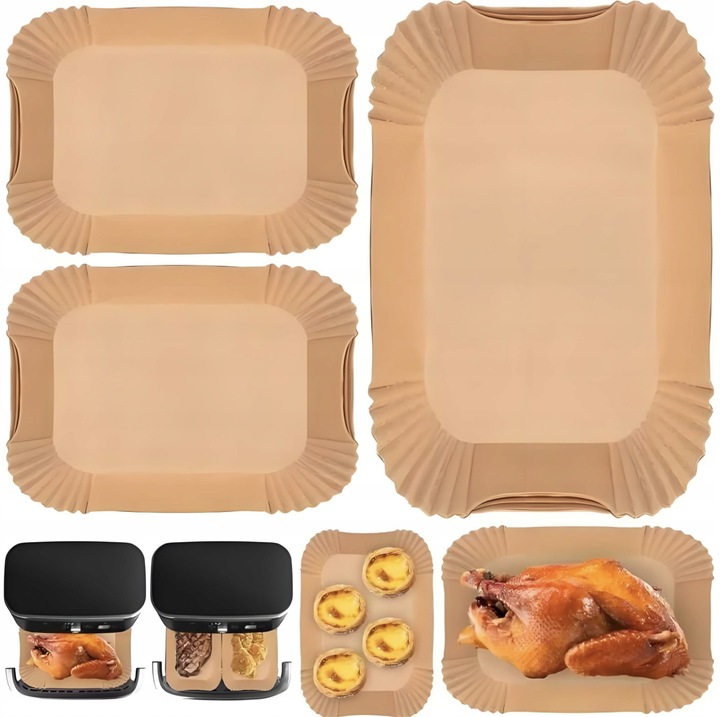 Set 150 foi de hartie pentru gatit, Ninja Foodi Flex, 10,4L, rezistenta la temperaturi ridicate