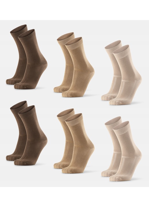 Sosete bambus, Danish Endurance, set 6 buc, multicolor, 43-47