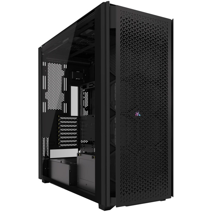 Компютърна кутия Corsair 9000D RGB Tempered Glass Super Full-Tower, Черен
